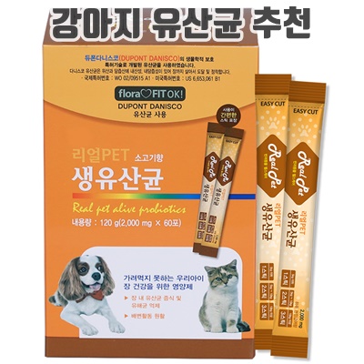 1.리얼펫 강아지 고양이 생유산균 영양제 120g, 소고기향, 1개, 장건강_이미지(imge)입니다.